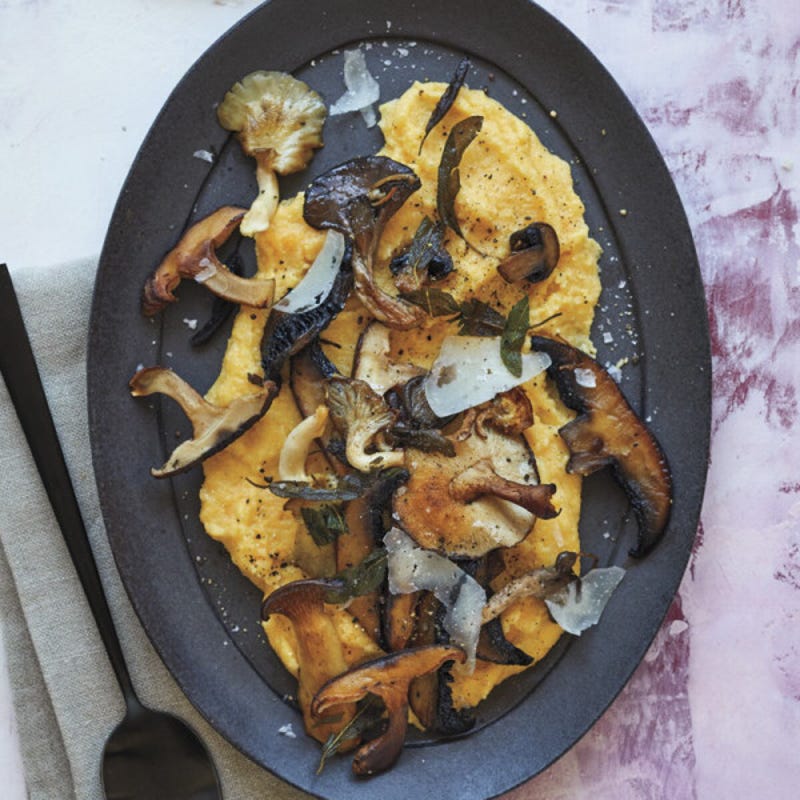 Photo of Soft Polenta with Pecorino and Mushrooms by WW