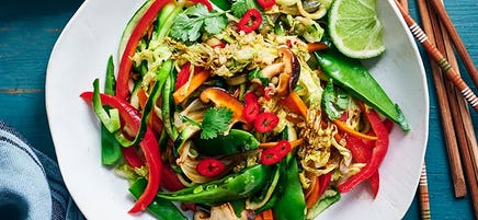 Loaded veg stir-fry