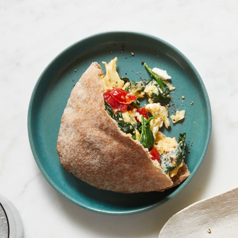 Photo of Greek-style breakfast pitta by WW
