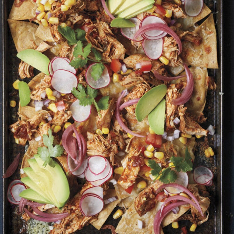Photo of Piled-high chicken nachos by WW