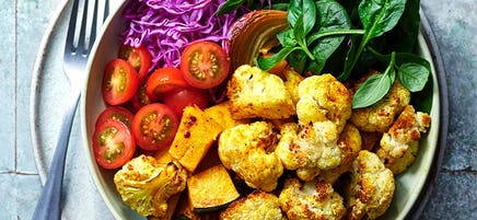 Roasted veggie Buddha bowl
