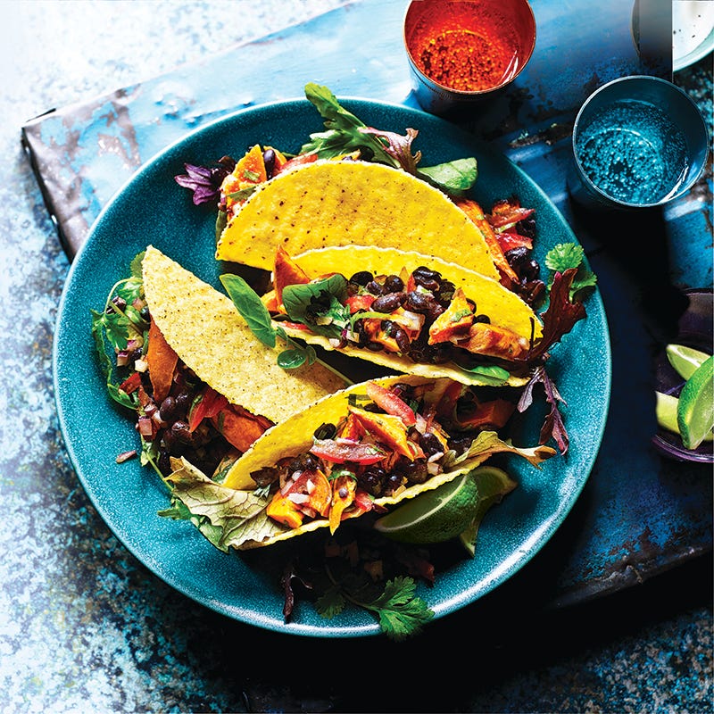 ViktVäktarna - Sötpotatistacos med tomatsalsa