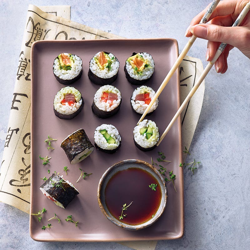 Foto van Maki met zalm en avocado door WW