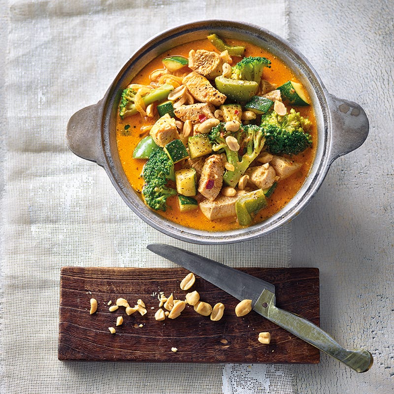 Foto van Massamancurry met kip en pinda's door WW