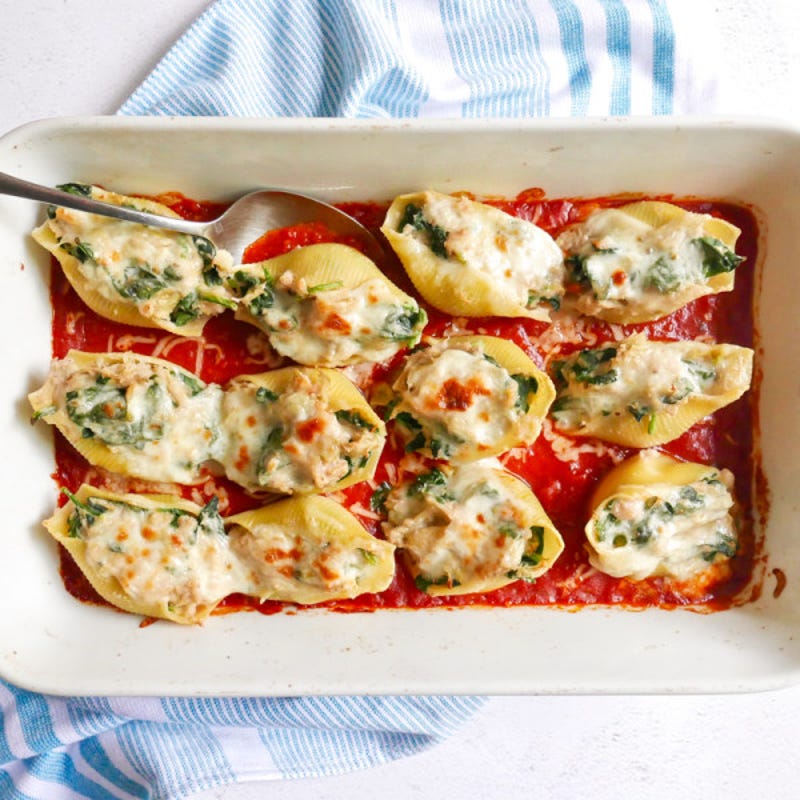 Photo of Spinach-Artichoke Stuffed Shells by WW