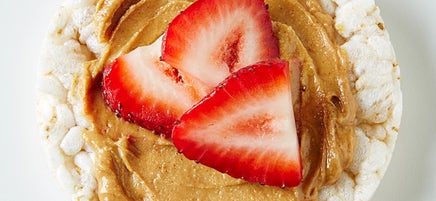 Galette PB et riz aux fraises