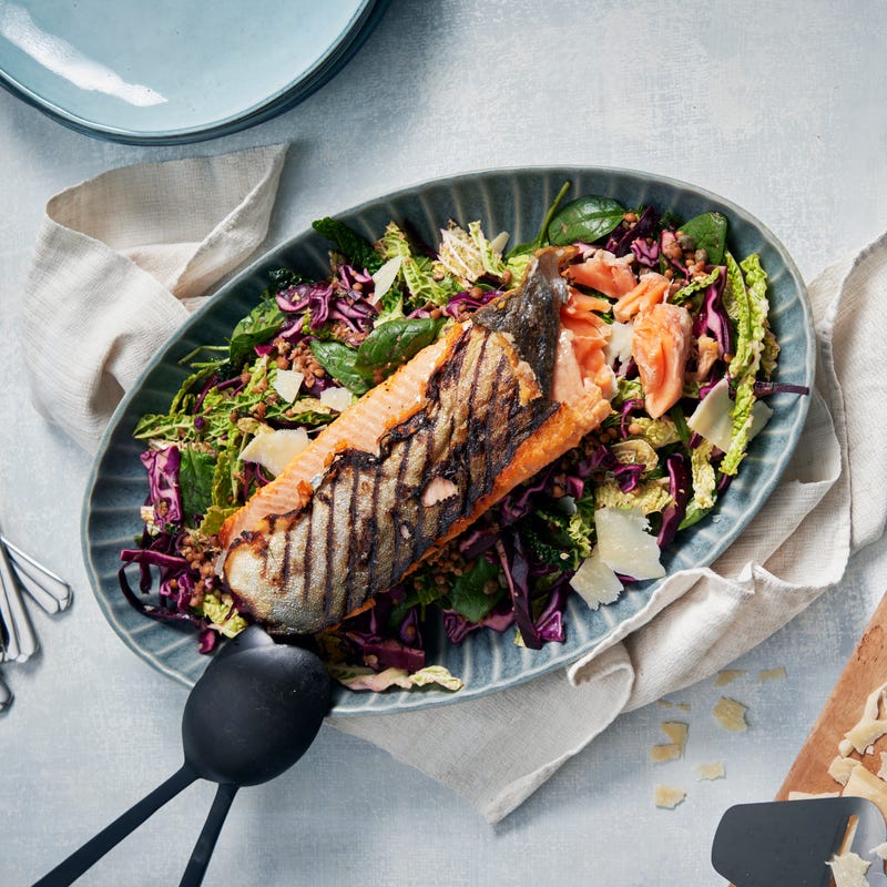 Foto av Grillad röding med kål- och linssallad från WW ViktVäktarna