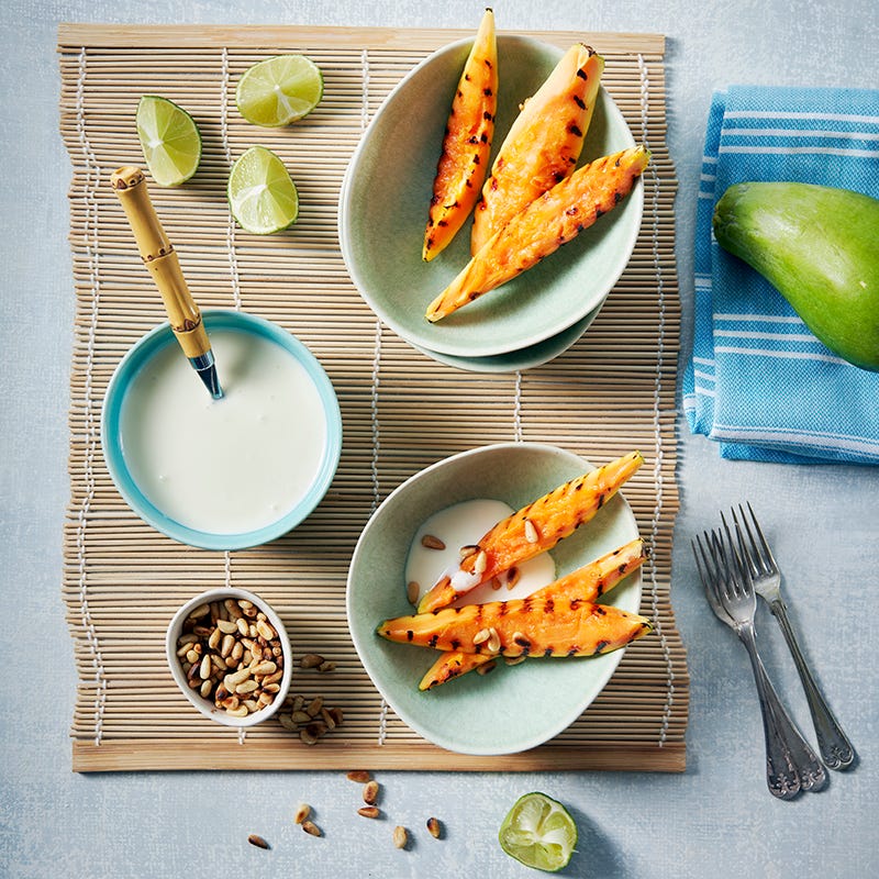 ViktVäktarna - Grillad papaya med limekolasås