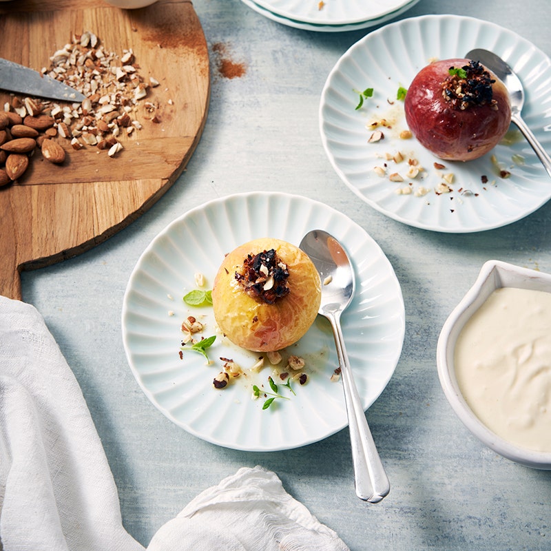 ViktVäktarna - Helgrillat äpple med kanel- och mandelsmör