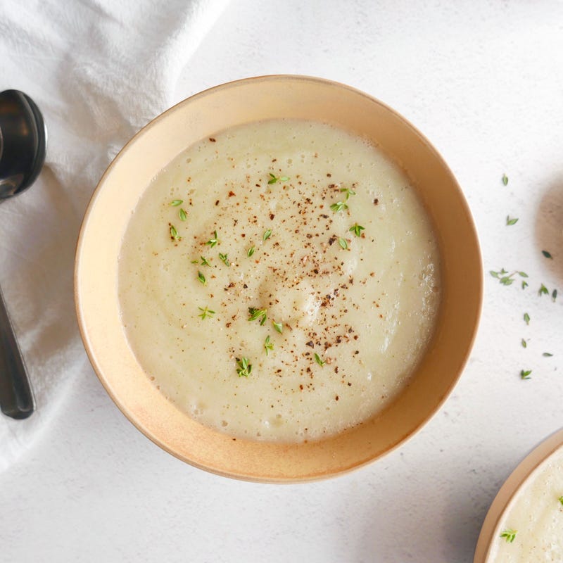 Photo of No-cream Creamy Cauliflower Soup by WW