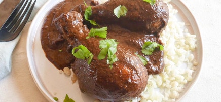 Instant Pot chicken mole