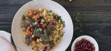 Lamb, Apricot, and Chickpea Tagine