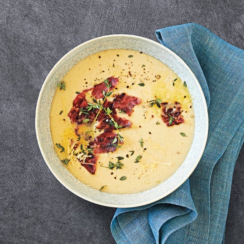 Photo de Bisque de chou-fleur, pommes de terre et bacon à l'autocuiseur par WW