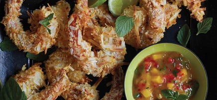 Coconut Shrimp with Mango Dipping Sauce