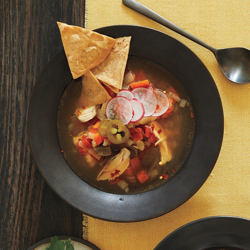 Slow-cooker hot 'n' spicy chicken soup