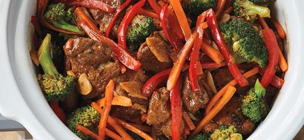 Slow cooker five-spice pork stew