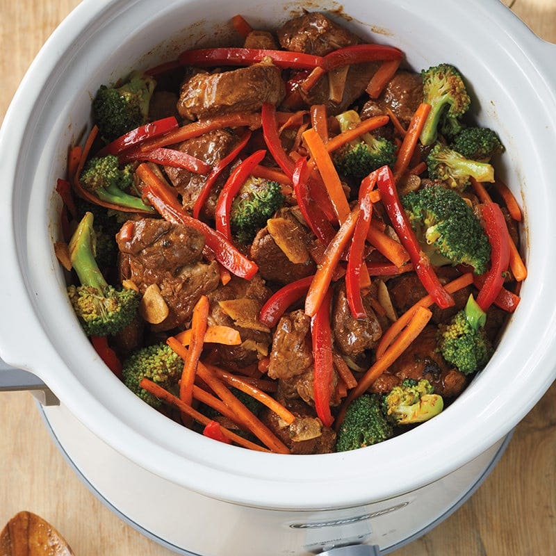 Slow-cooker five-spice pork stew