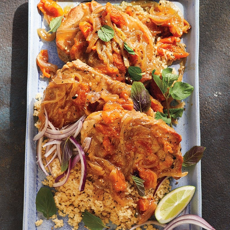 Slow-cooker Marrakesh-style pork