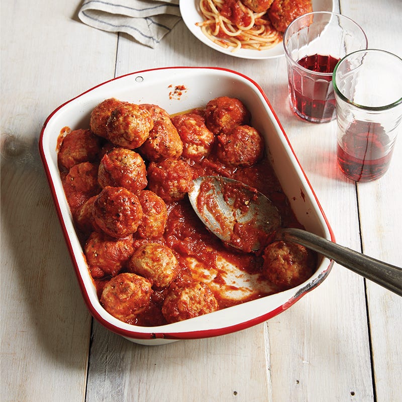 Slow-cooker spicy turkey meatballs