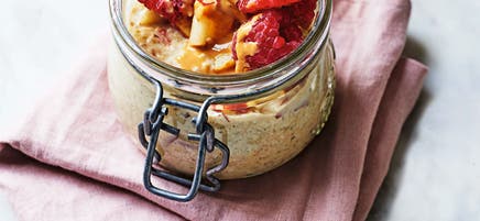 Apple & ginger overnight oats