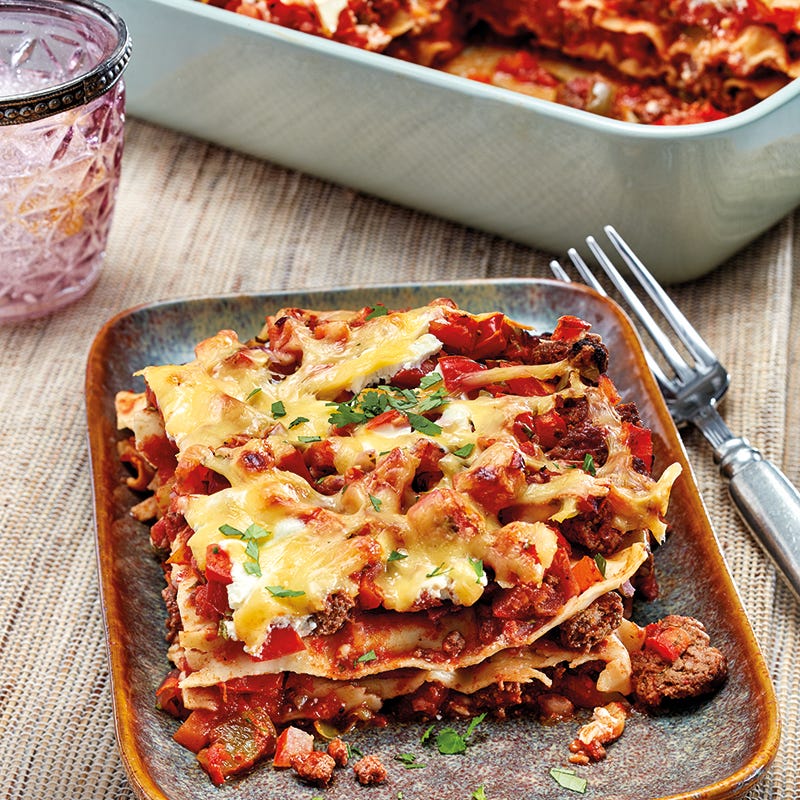 Foto van Taco-lasagne met salsa door WW