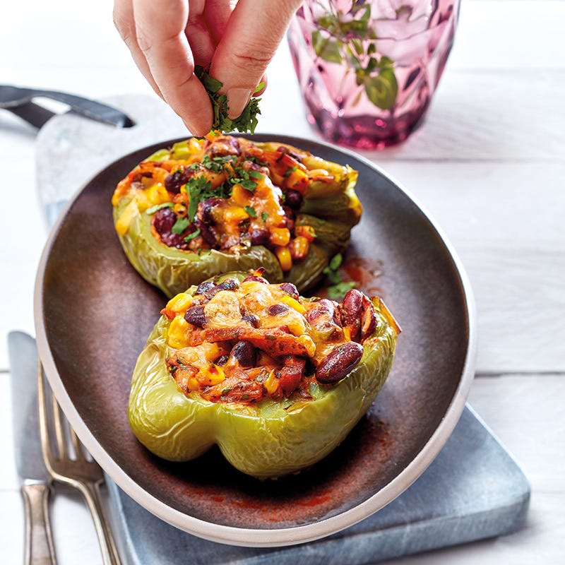 Foto van Gevulde paprika's met chorizo door WW