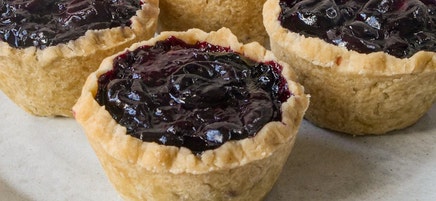 Vegan, gluten-free cherry hand pies