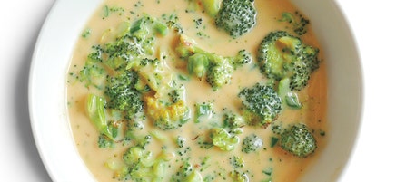 Speedy Broccoli-Cheddar Soup
