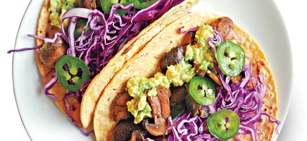 Mushroom-Avocado Tacos