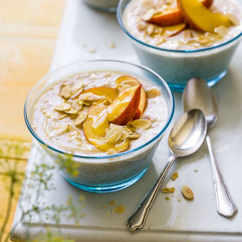 Photo of Bircher muesli with peaches by WW