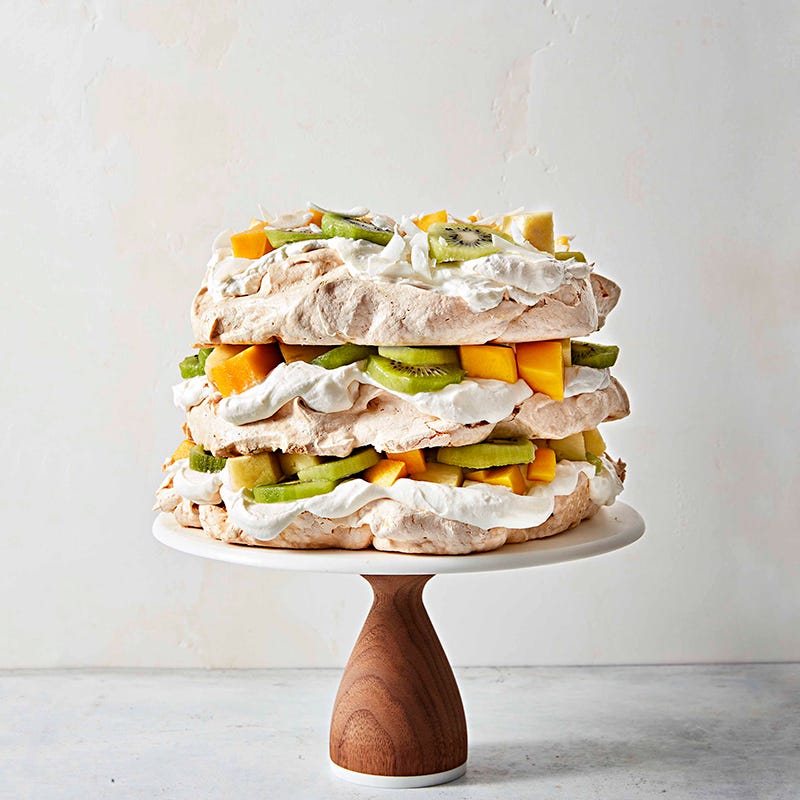 Tropical pavlova layer cake