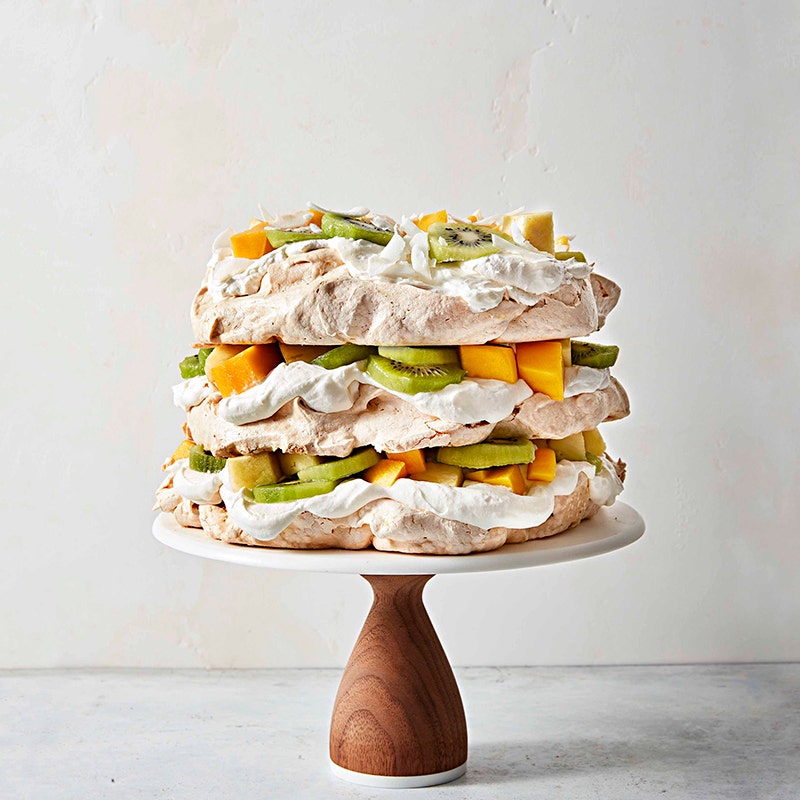 Tropical pavlova layer cake