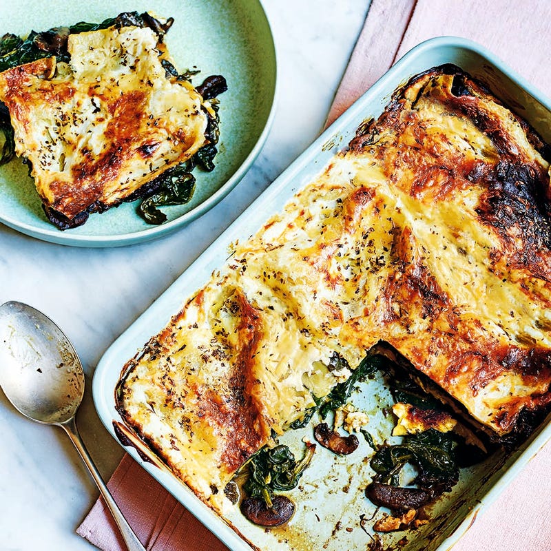 Photo of Mushroom, spinach & lentil lasagne by WW
