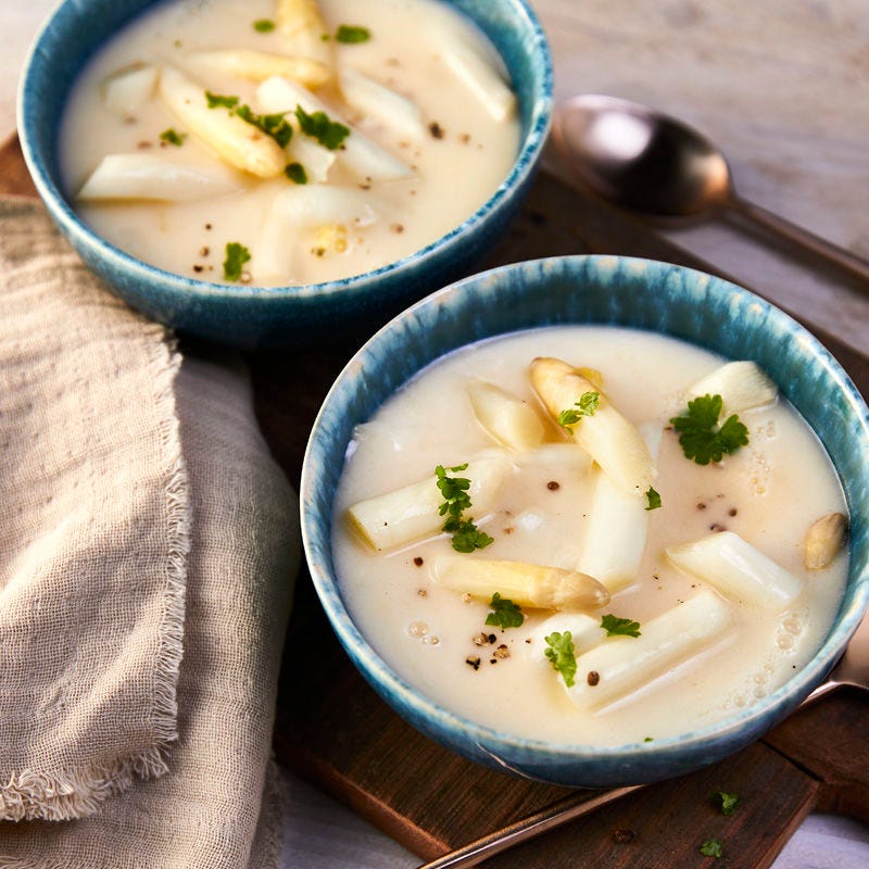 Cremige Spargelsuppe