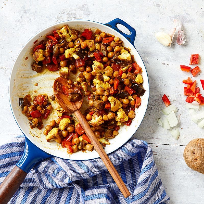 Vegetable chickpea curry