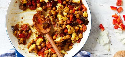 Vegetable chickpea curry