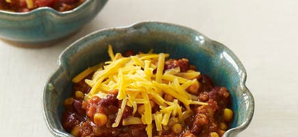 Quick vegetarian chilli