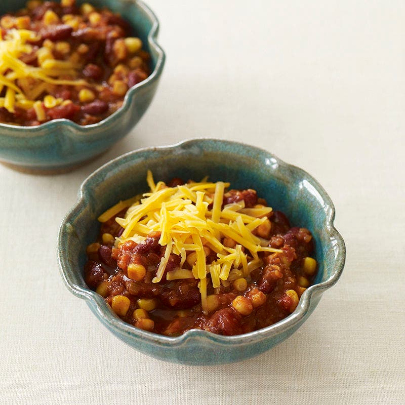 Quick vegetarian chili