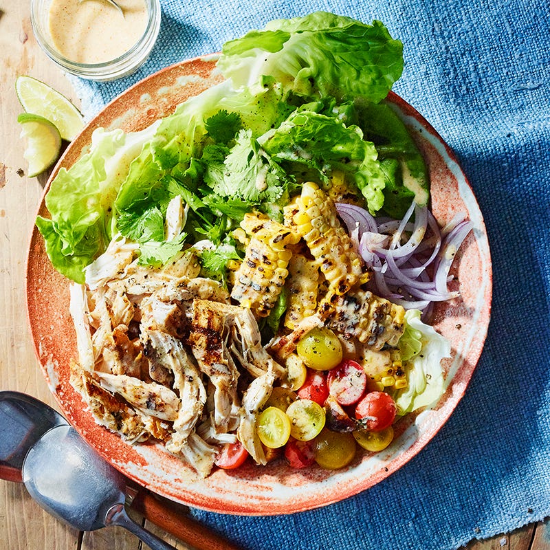 ViktVäktarna - Grillad kycklingsallad med limedressing