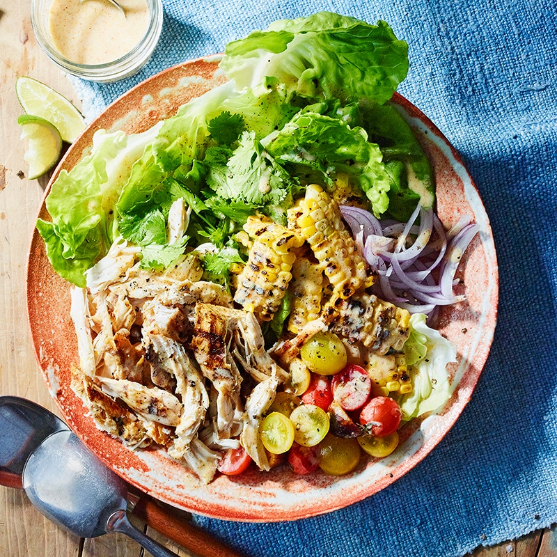 ViktVäktarna - Grillad kycklingsallad med limedressing