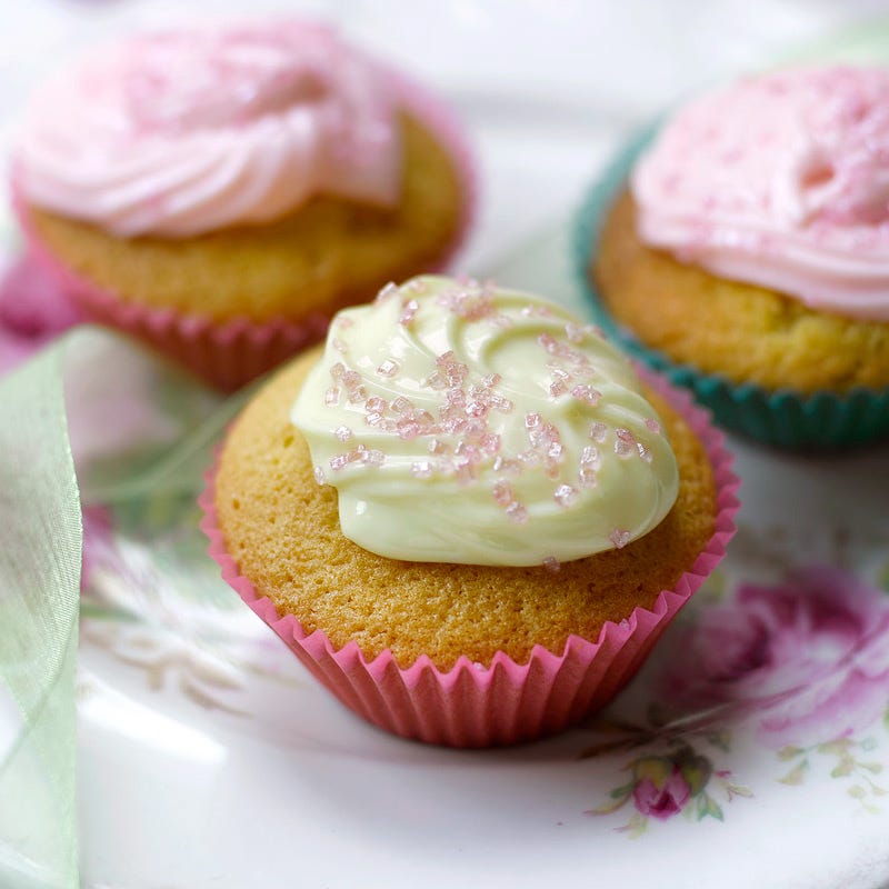 Foto van Vanillecupcakes door WW