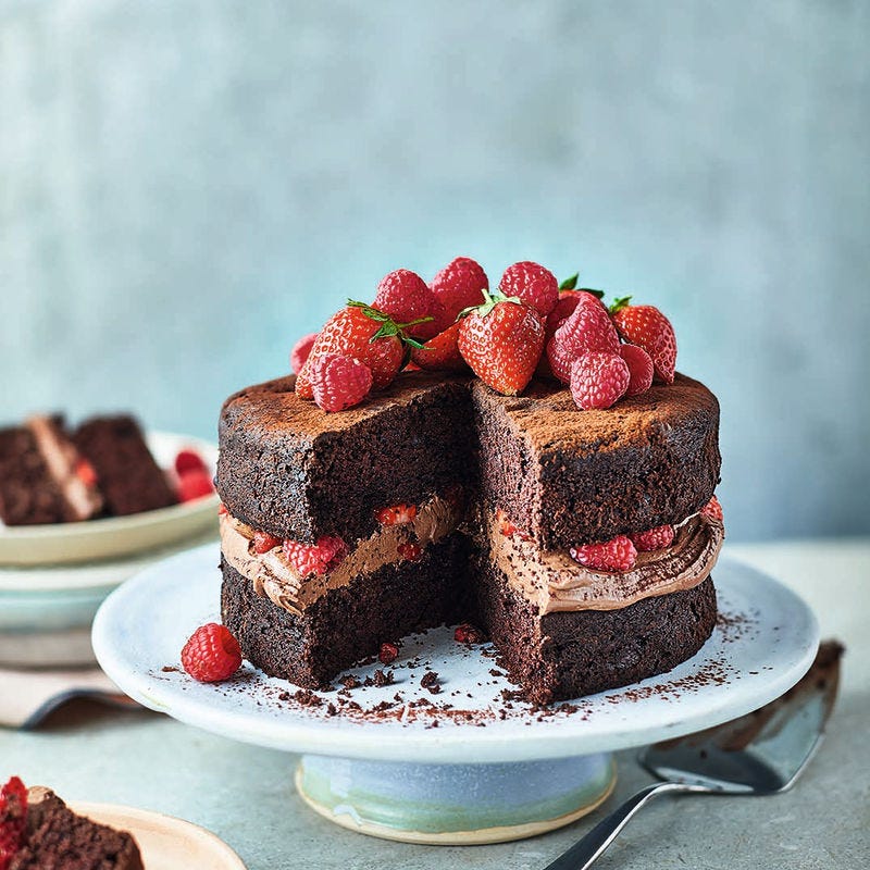 Foto van Feestelijke chocoladetaart door WW