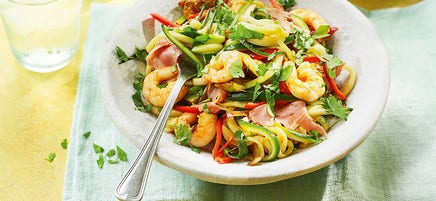 Singapore courgetti noodles