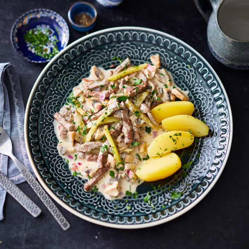 Bœuf Stroganoff Rezept | WW Deutschland Bœuf Stroganoff Rezept | WW Deutschland