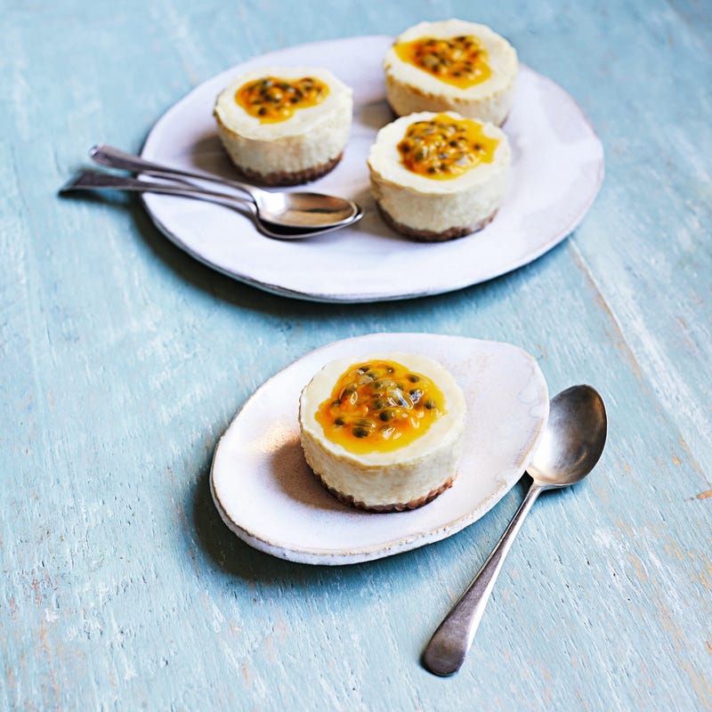 Photo of Mini lemon & passion fruit cheesecakes by WW
