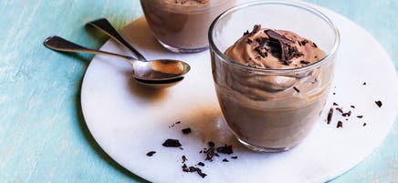 Mocha mousse pots