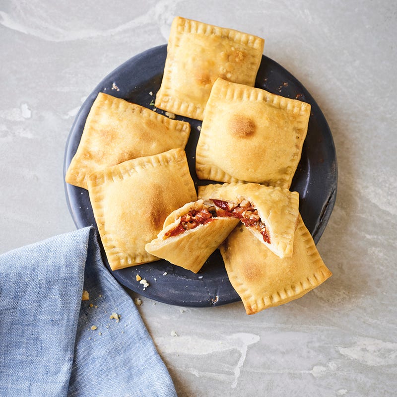 Foto van Pizzakussentjes met ham door WW