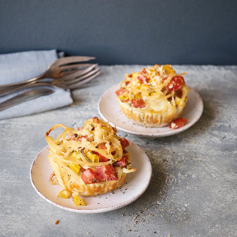 Foto van Spaghettinestjes door WW