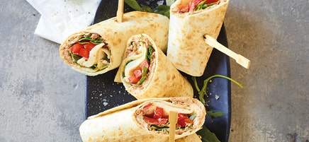 Mediterrane wraprolletjes