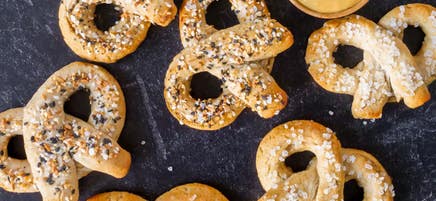 Bretzels tendres végétaliens et sans gluten